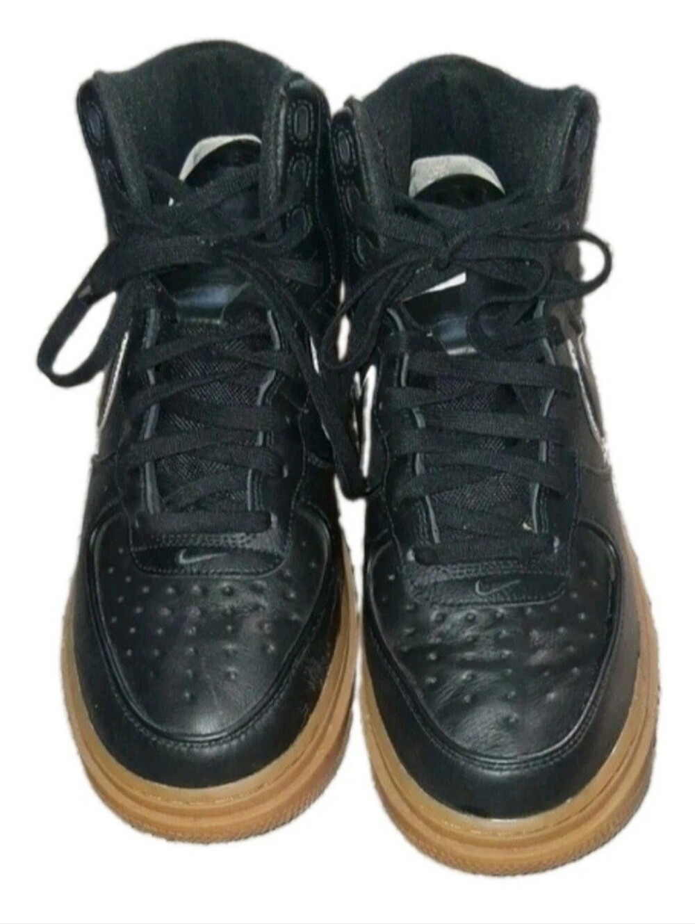 Nike Men's Black Gore-Tex High-Top Sneakers/Boots with Gum Sole